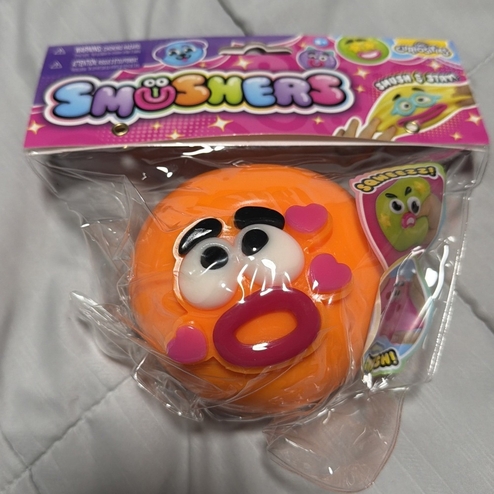 Authentic ORB Curiosities Smushers Squeeze Toy Face Swap Sensory VIRAL SQUISHY